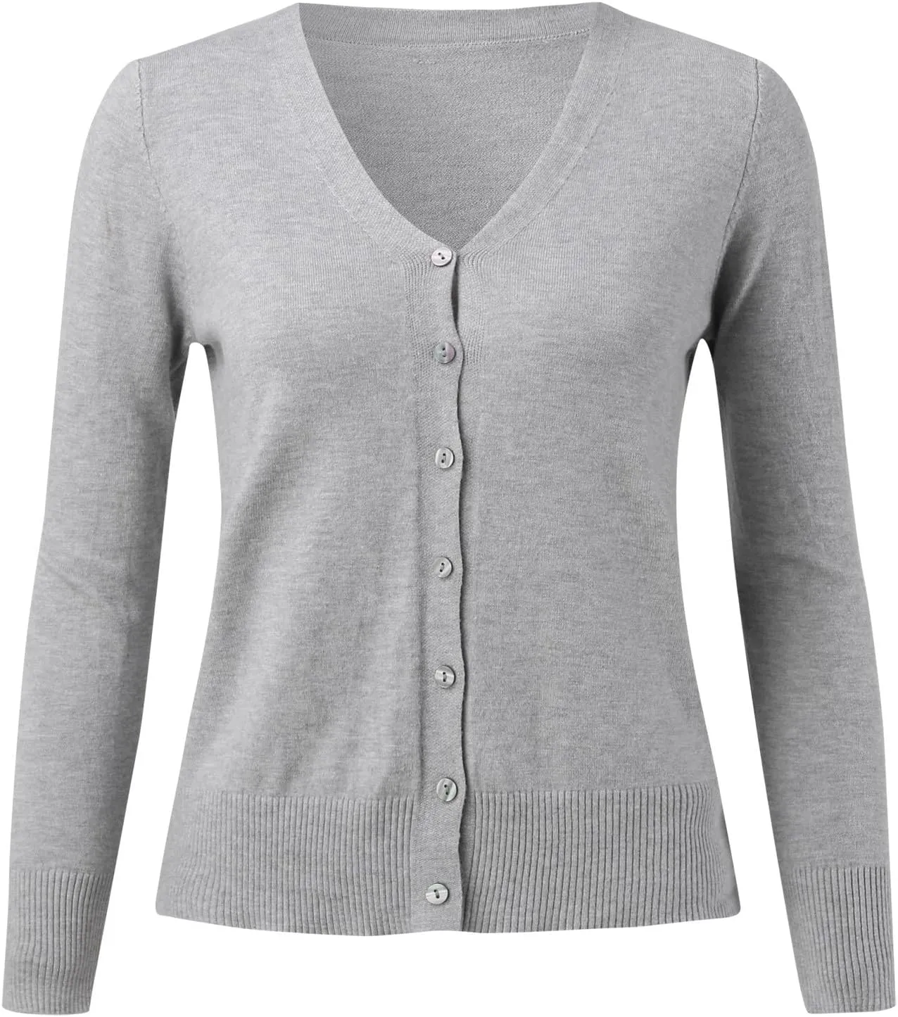 2023 Women's Cardigan Sweater V Neck Button-Down Soft Coats Long Sleeve Oversized Knit Cardigans Trendy Lightweight Jacket