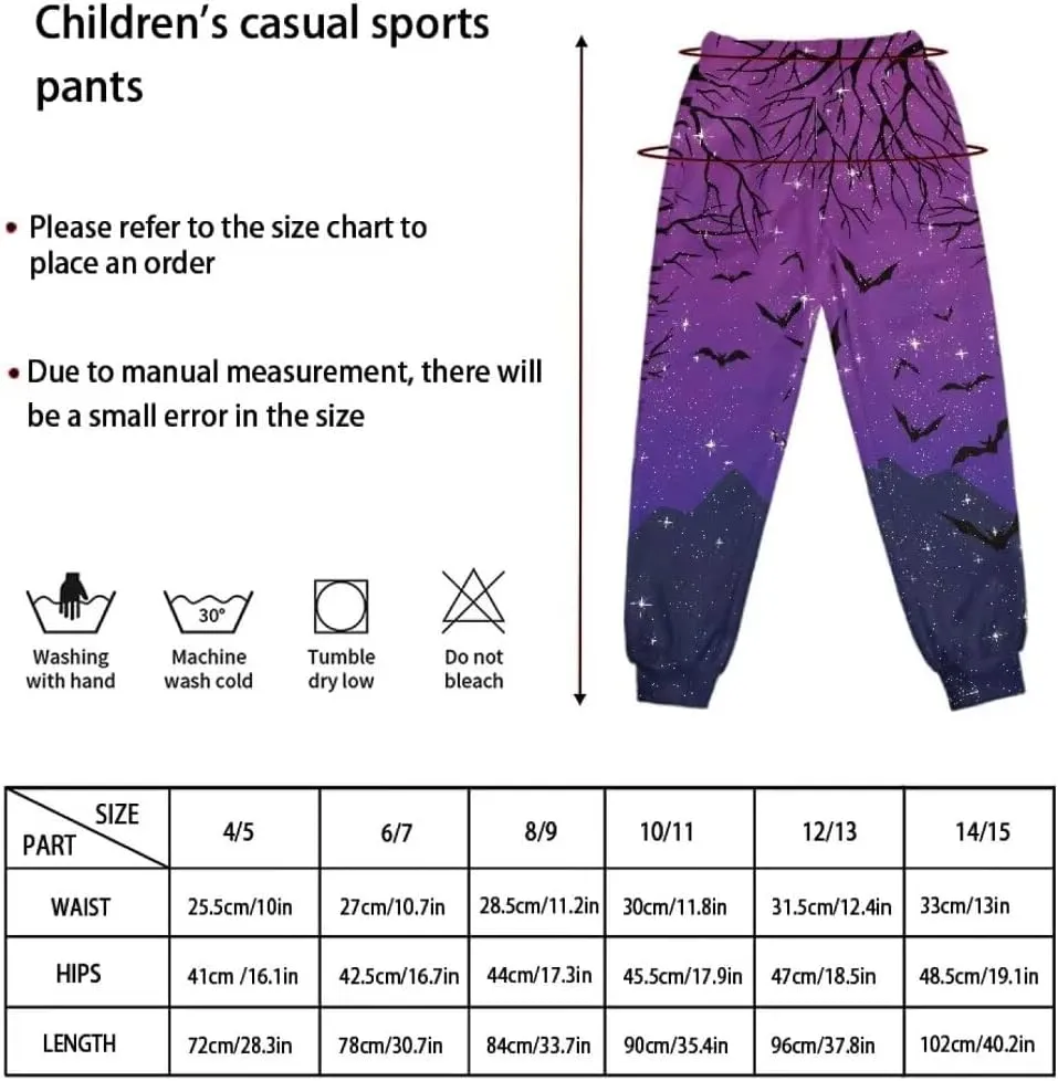 4-15 Y Trousers for Girls Trendy Casual Cozy Trousers with Pockets for Travel School