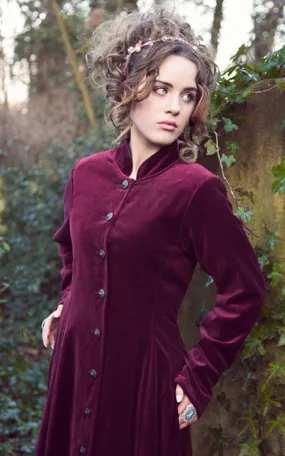 445 - Mandarin Coat - Black Only