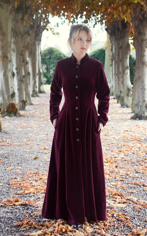445 - Mandarin Coat - Black Only