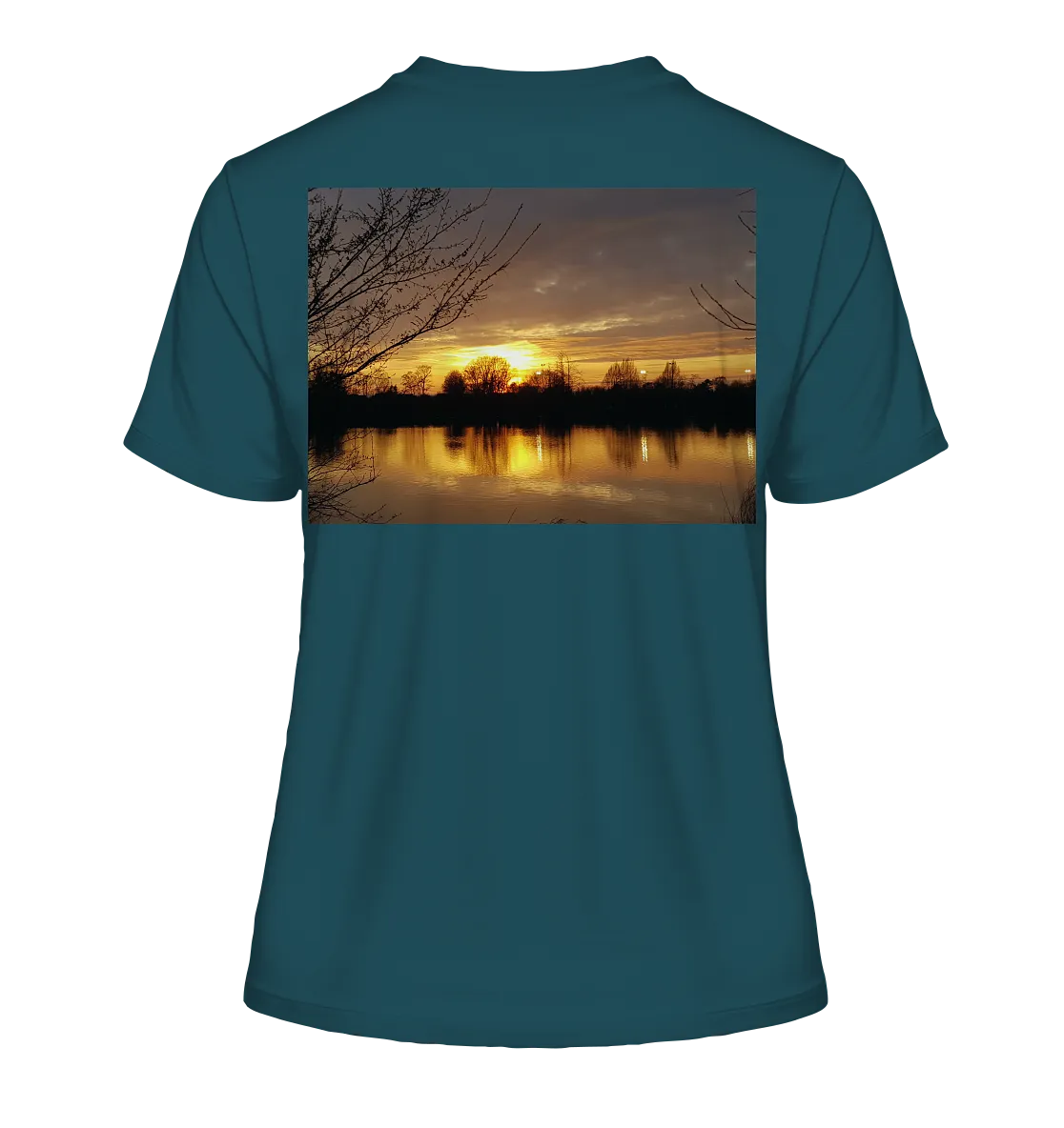 Abendspaziergang - Fitted Ladies Organic Shirt