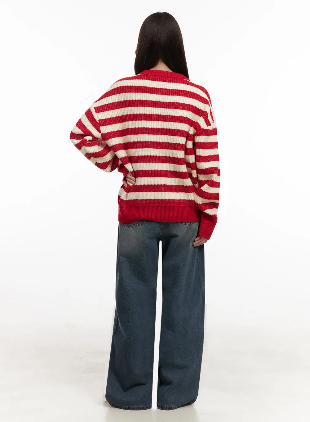 Angie Washed Baggy Jeans IJ510