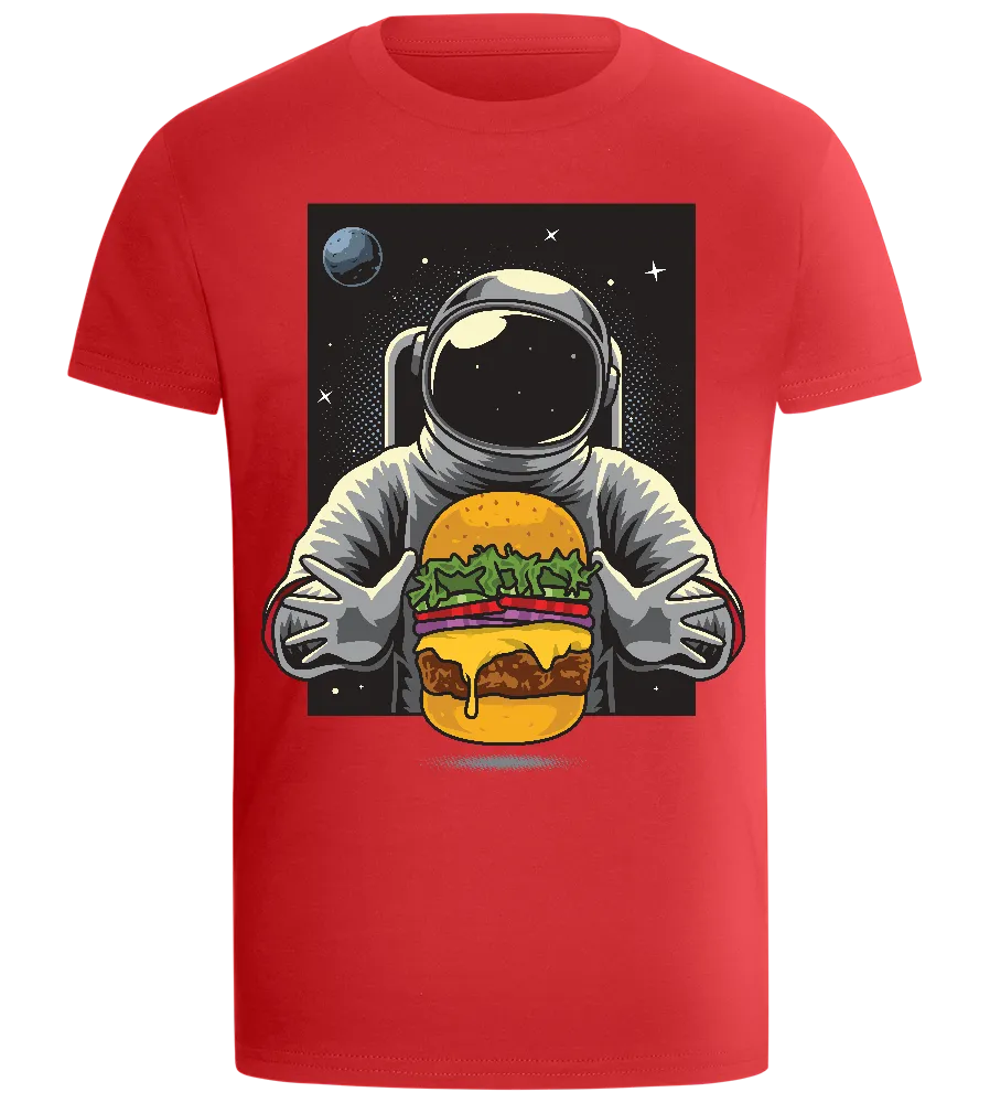 Astronaut Burger Design - Comfort boys fitted t-shirt