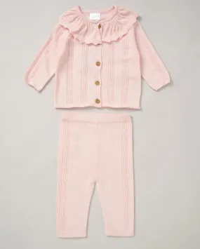 Baby Girls Knitted 2 Piece Outfit