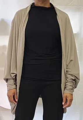Bamboo Draped Cardigan