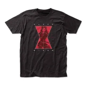 Black Widow Movie Crosshairs Marvel Adult T Shirt
