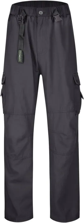Cargo Jeans for Men Relaxed Fit Denim Pants with Multiple Pockets Causal Work Jeans Baggy Trousers