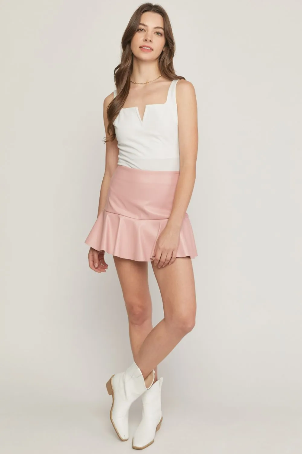 Chic & Sleek Skort - Rose