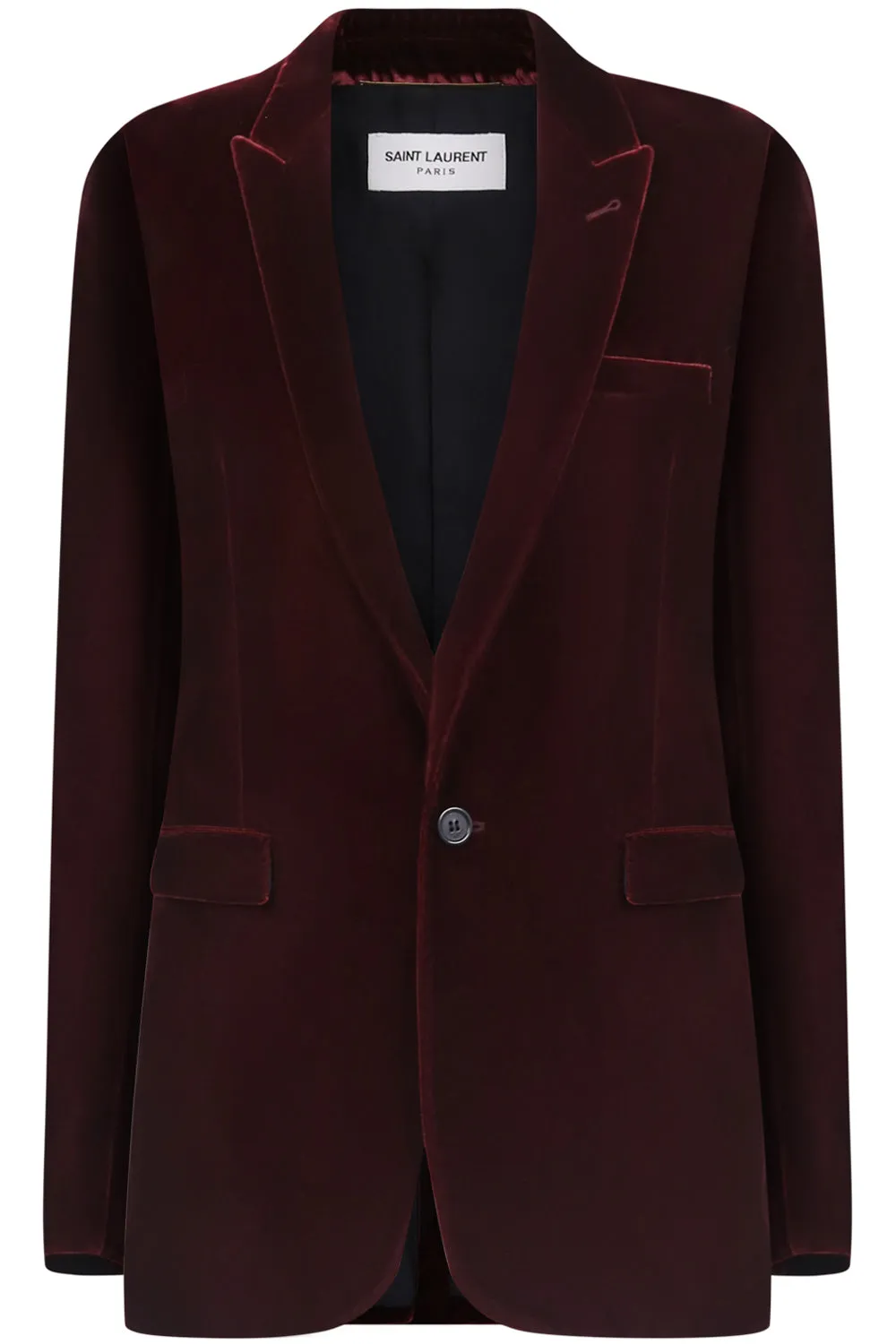 CLASSIC VELOUR BLAZER BURGUNDY