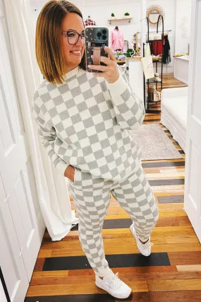 Claudette Checkered Cloud Pants