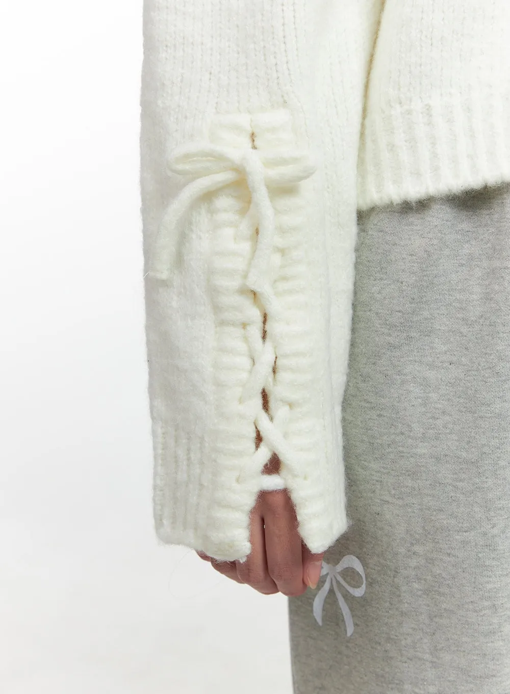 Cozy String Knit Top OO421