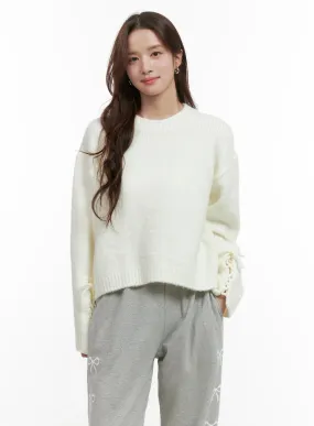 Cozy String Knit Top OO421