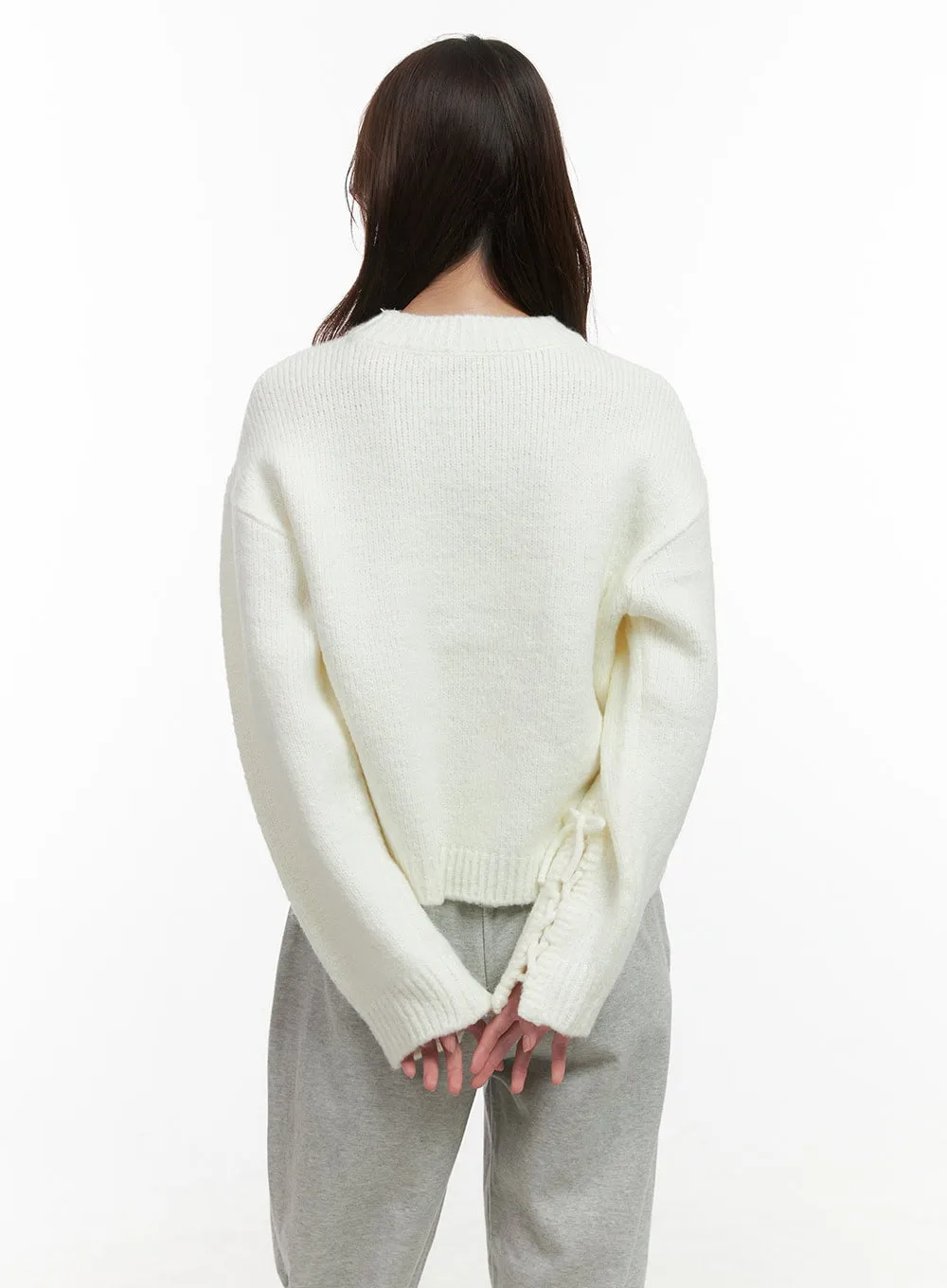 Cozy String Knit Top OO421