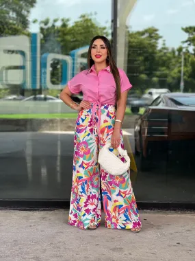 Floral Print Pants