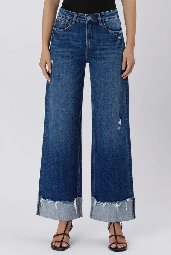 FLYING MONKEY BAGGY CUFFED JEANS