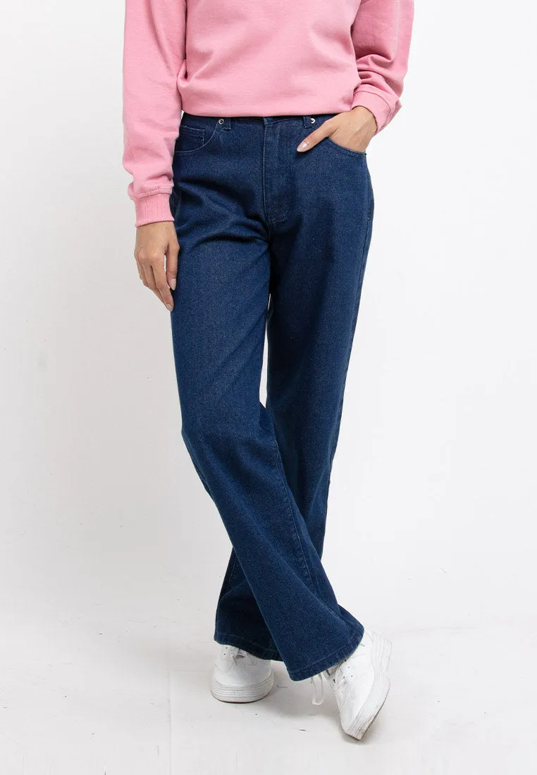 Forest Ladies Mid Rise Baggy Jeans | Seluar Jeans Perempuan - 810522