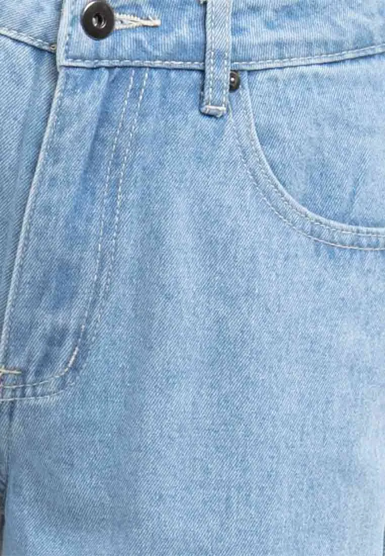 Forest Ladies Mid Rise Baggy Jeans | Seluar Jeans Perempuan - 810522
