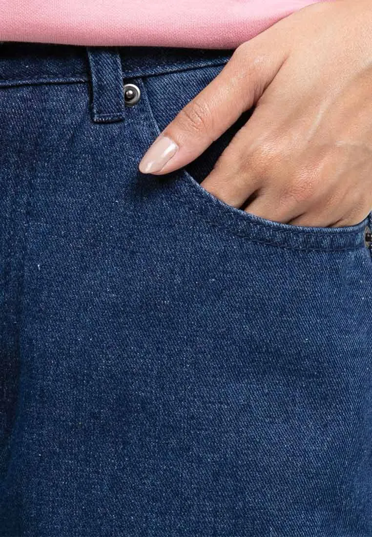 Forest Ladies Mid Rise Baggy Jeans | Seluar Jeans Perempuan - 810522