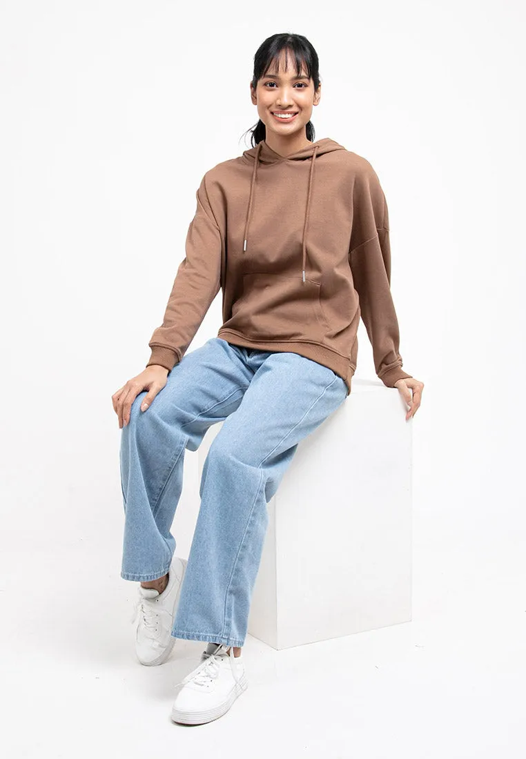 Forest Ladies Mid Rise Baggy Jeans | Seluar Jeans Perempuan - 810522
