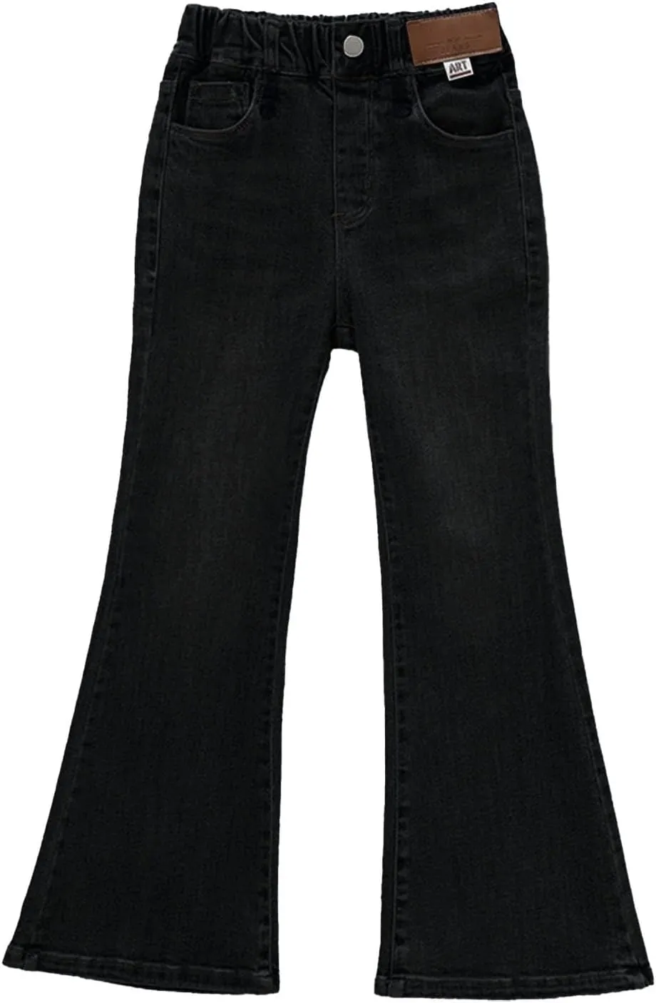 Girls Cargo Jeans Kids Wide Leg Jeans High Waist Baggy Jeans Loose Jeans Denim Pants Flare Jeans for Girls