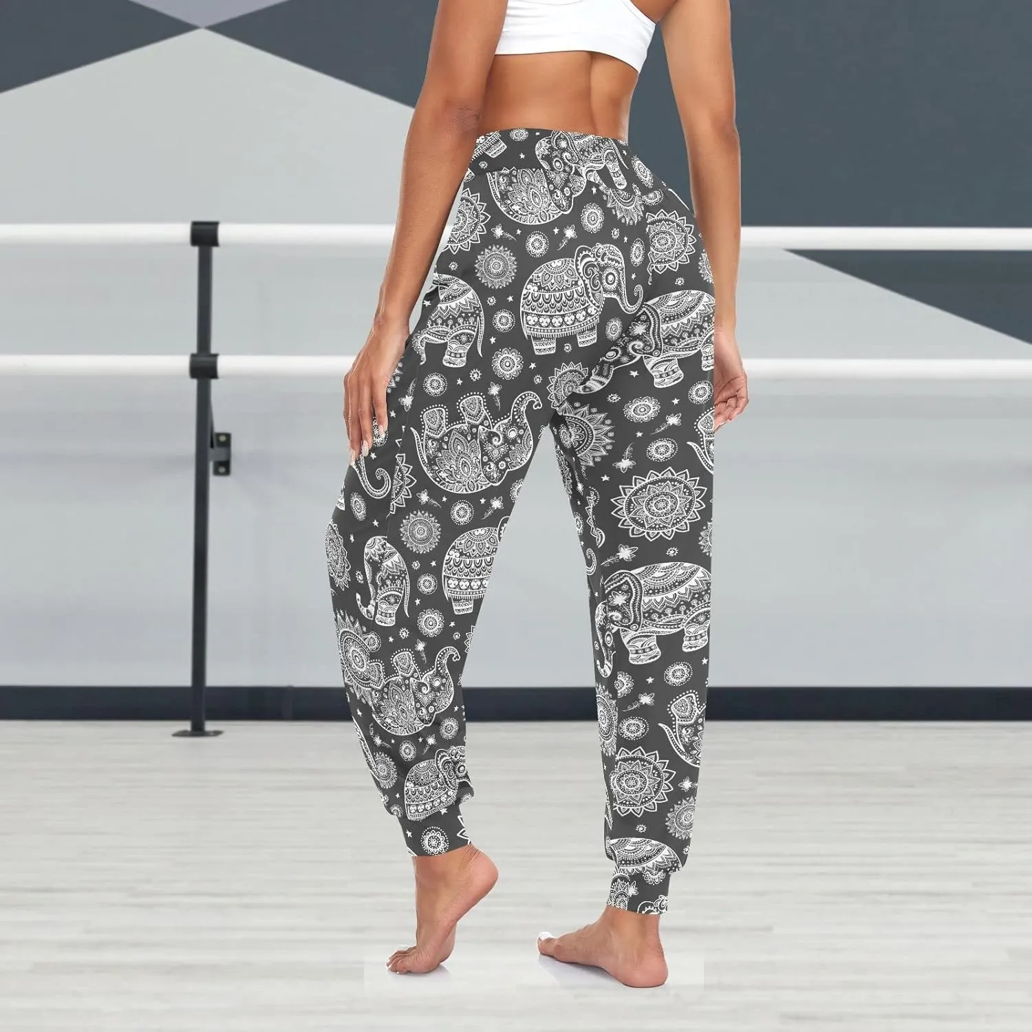 Hippie Harem Pants Cozy Yoga Trousers Casual Dance Sweatpants
