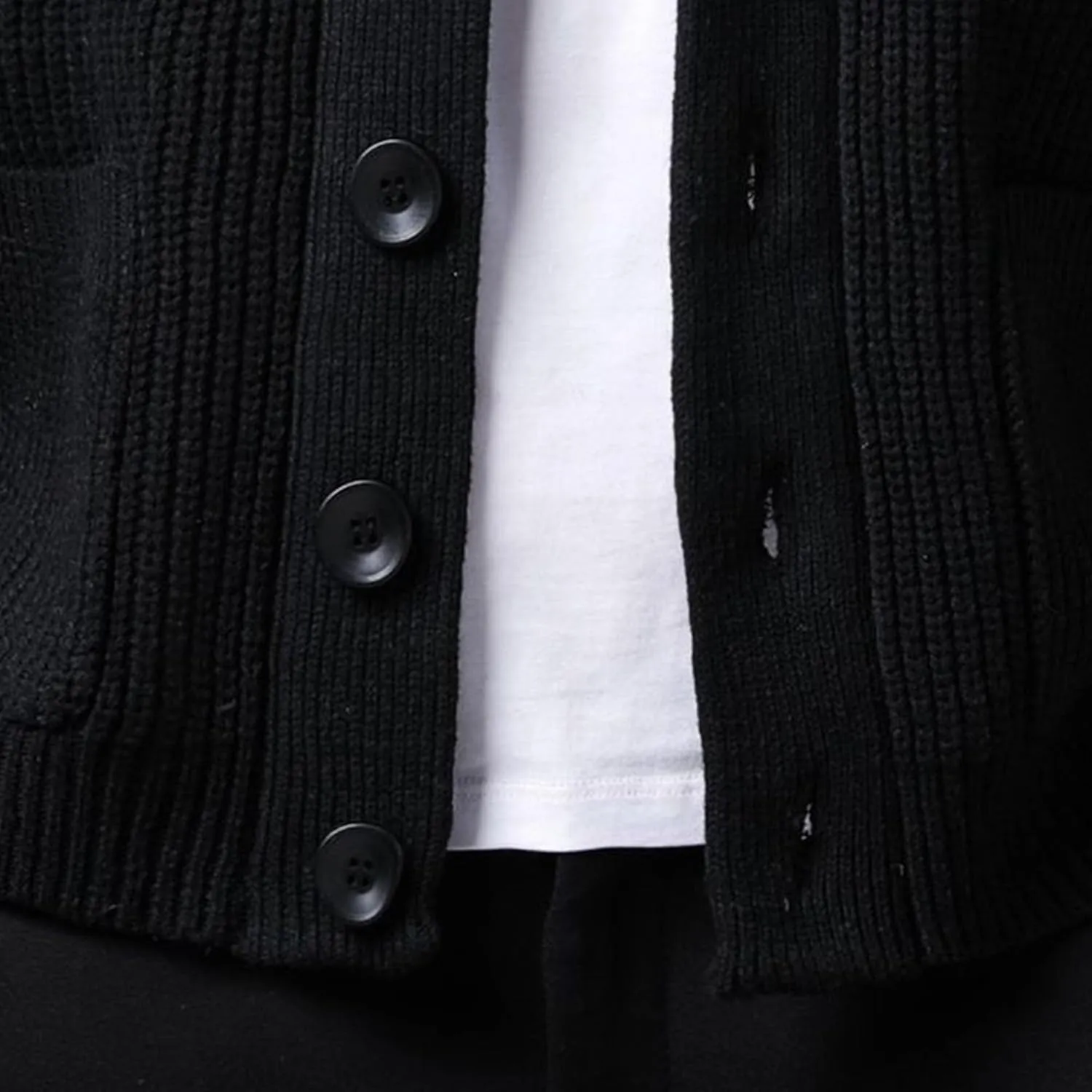 Men's Shawl Collar Button Down Cardigan Casual Slim Fit Cardigan Jacket Thermal Soft Cardigan Sweaters