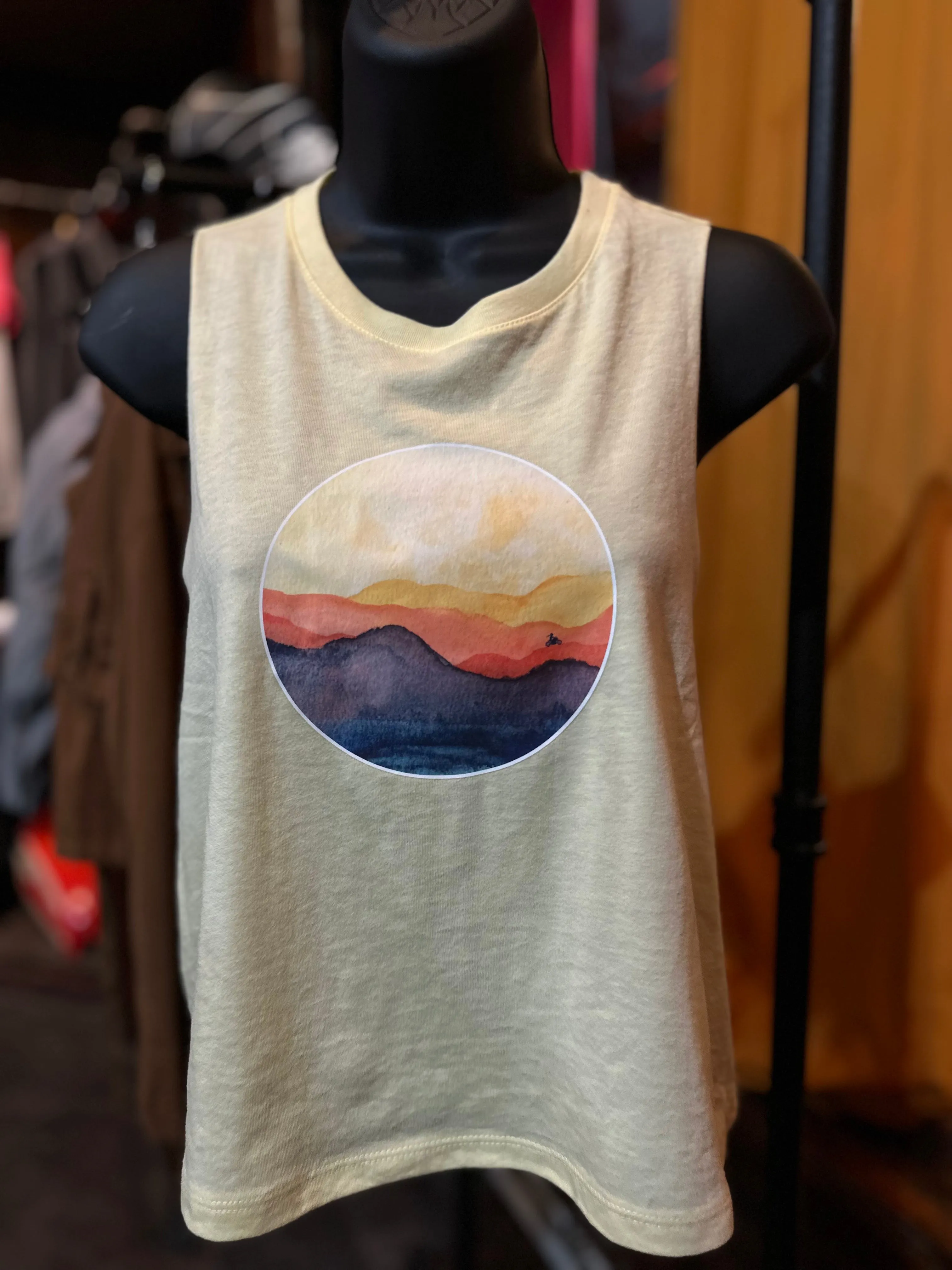 Mountain Sunset Yellow Tank - Jen LaVita Series