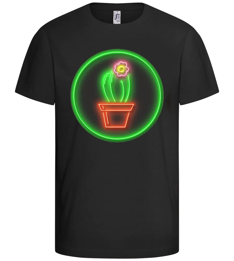 Neon Cactus Design - Comfort kids fitted t-shirt