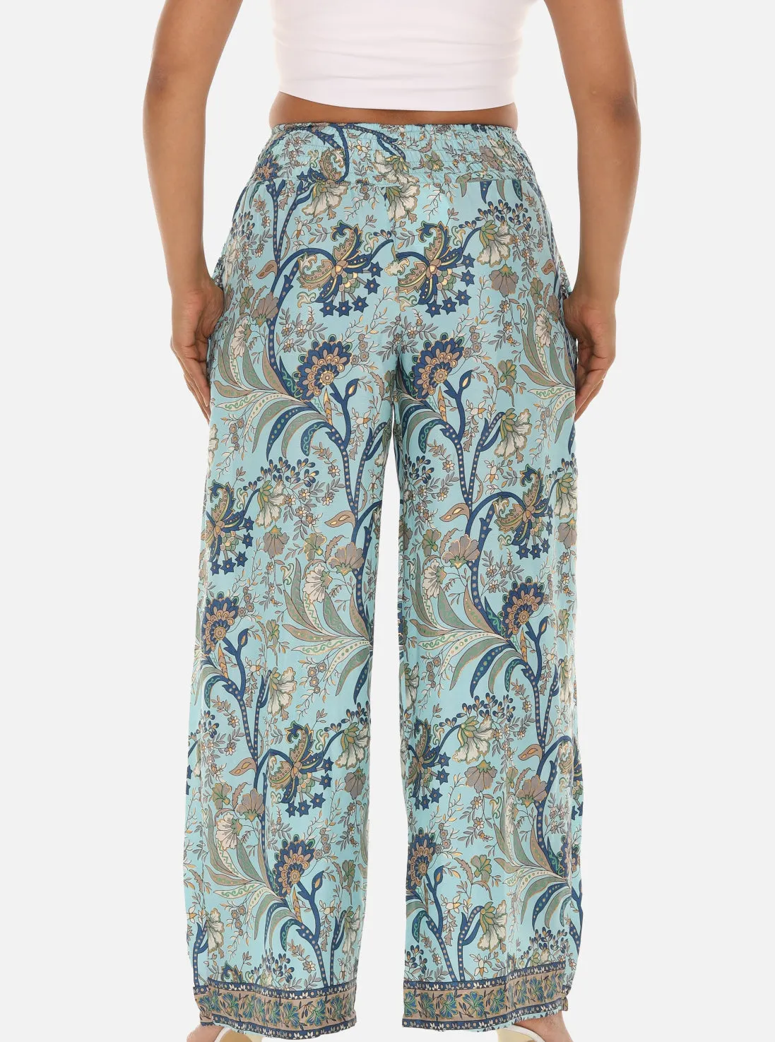 Printed Women's Wide Leg Pants
