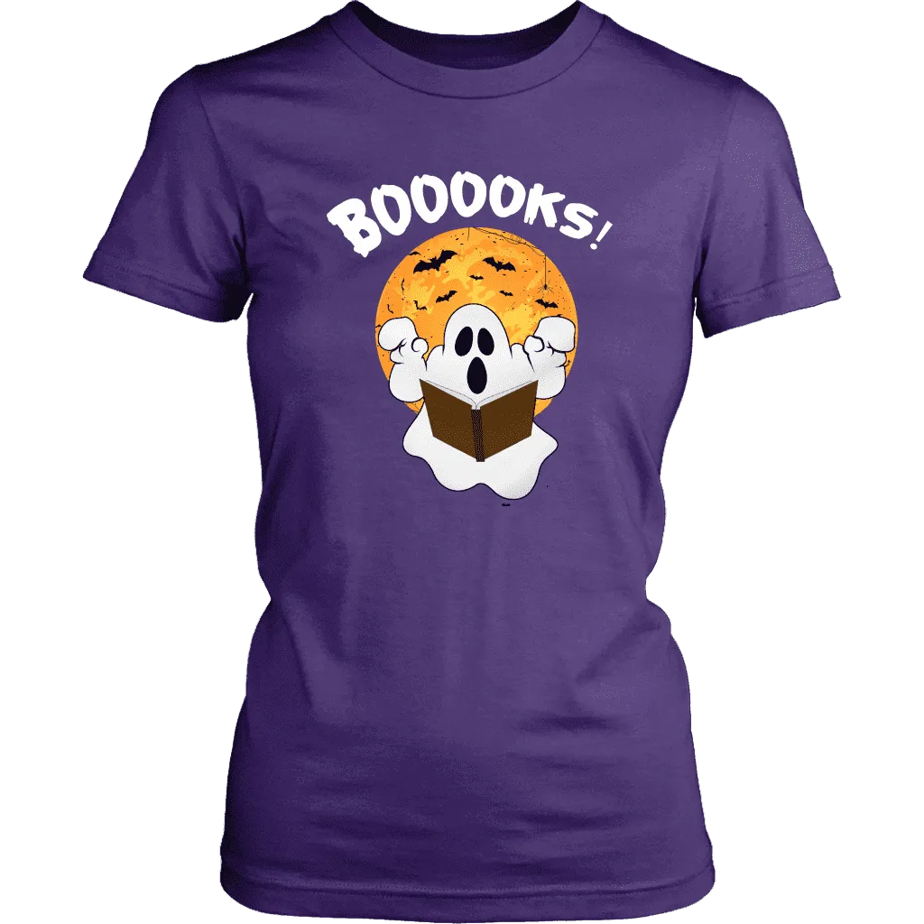 "BOOOOKS" Women's Fitted T-shirt