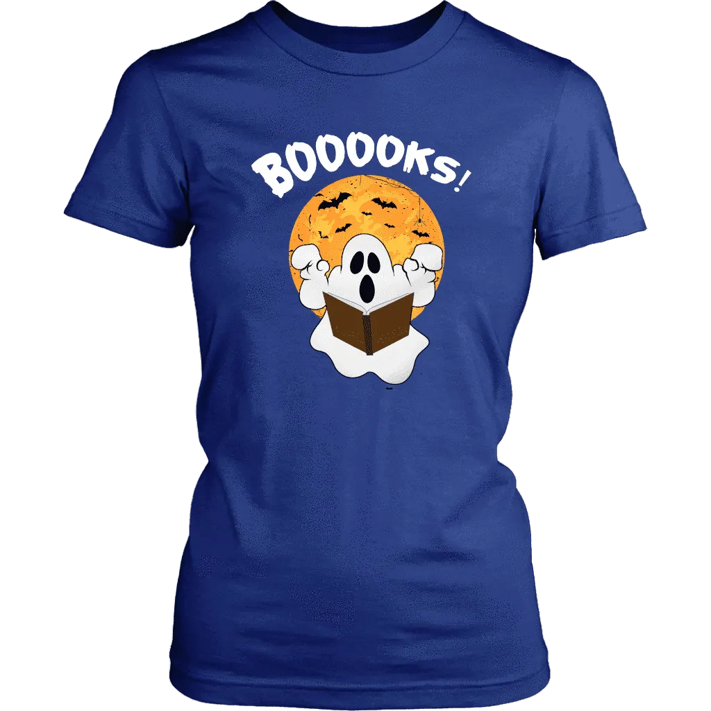 "BOOOOKS" Women's Fitted T-shirt