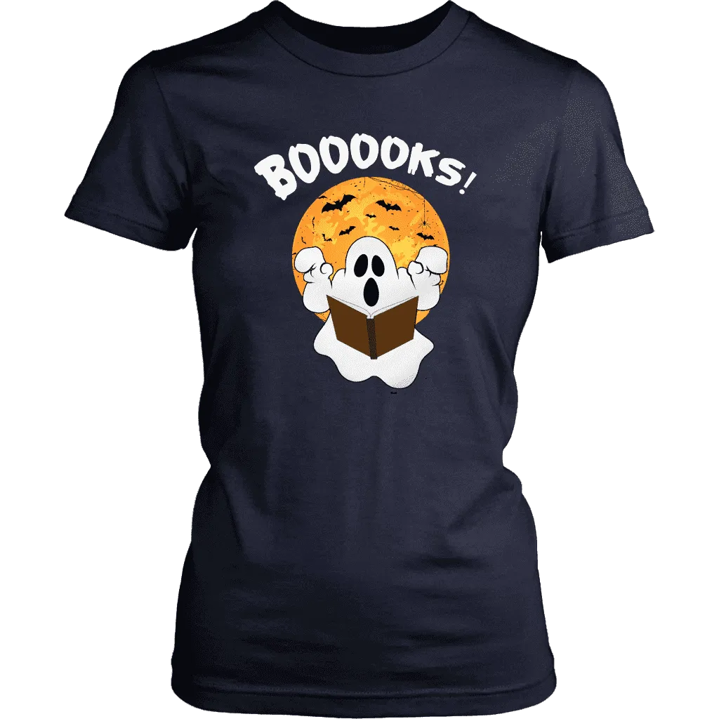 "BOOOOKS" Women's Fitted T-shirt