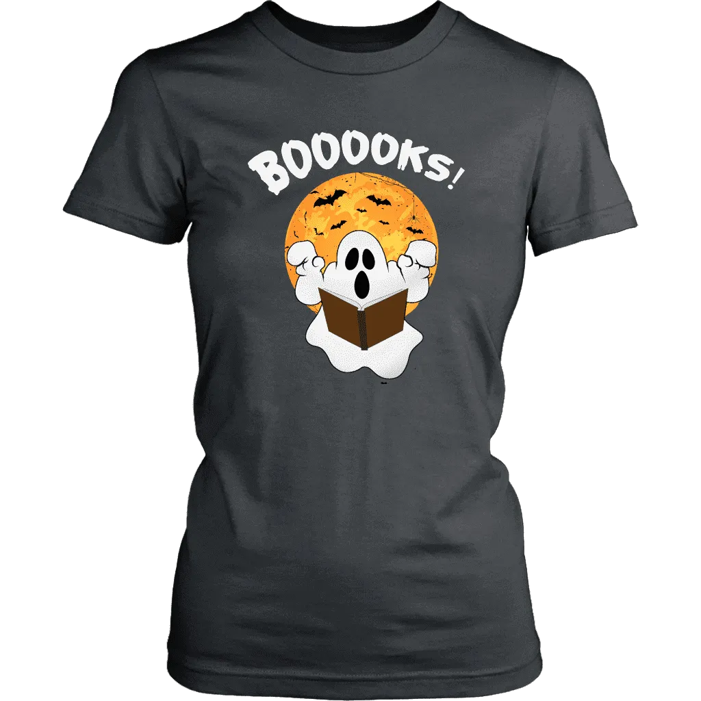 "BOOOOKS" Women's Fitted T-shirt