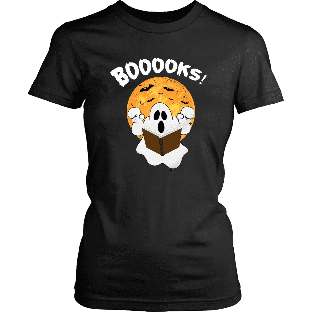 "BOOOOKS" Women's Fitted T-shirt