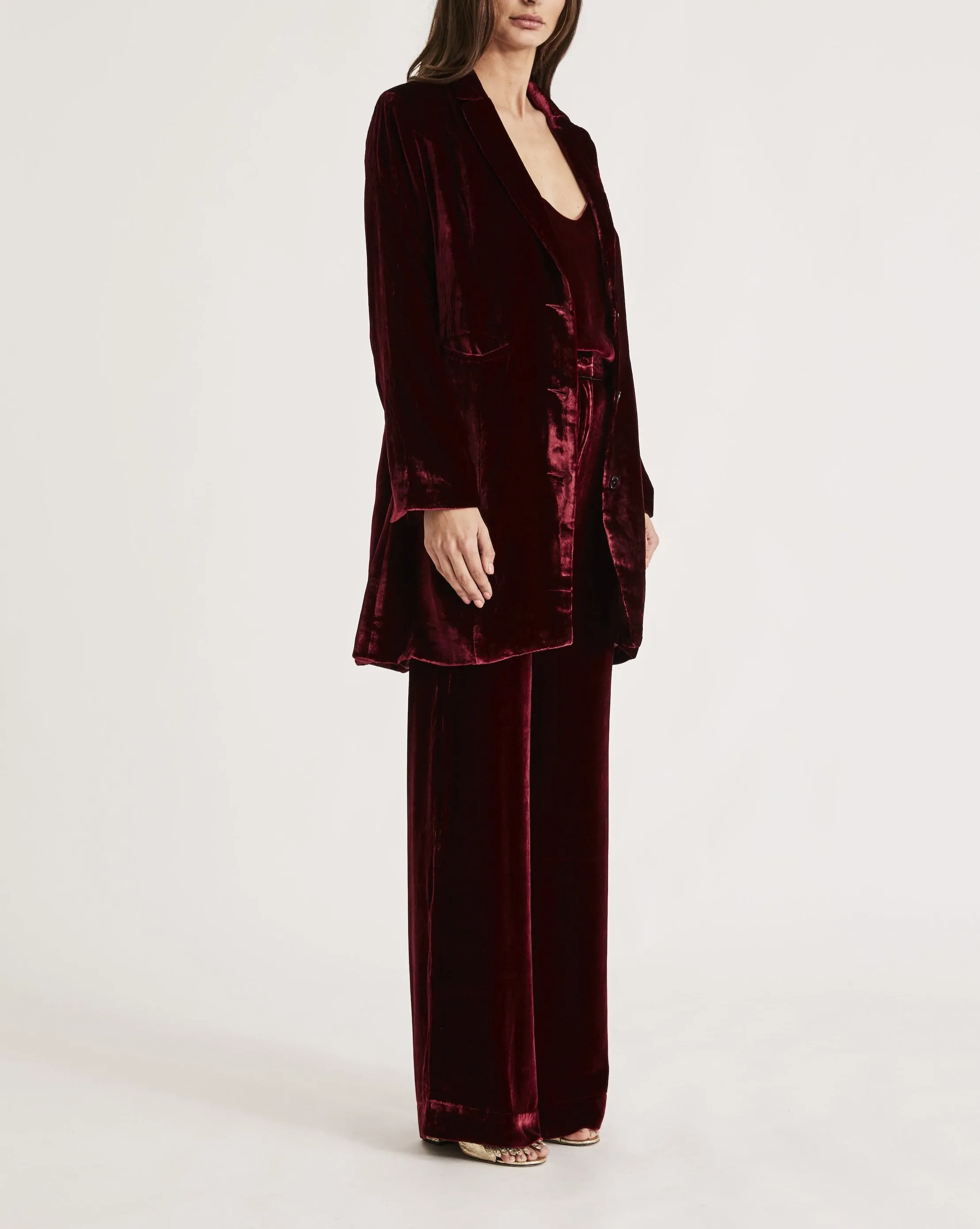 SHIRLEY COAT {WINE}