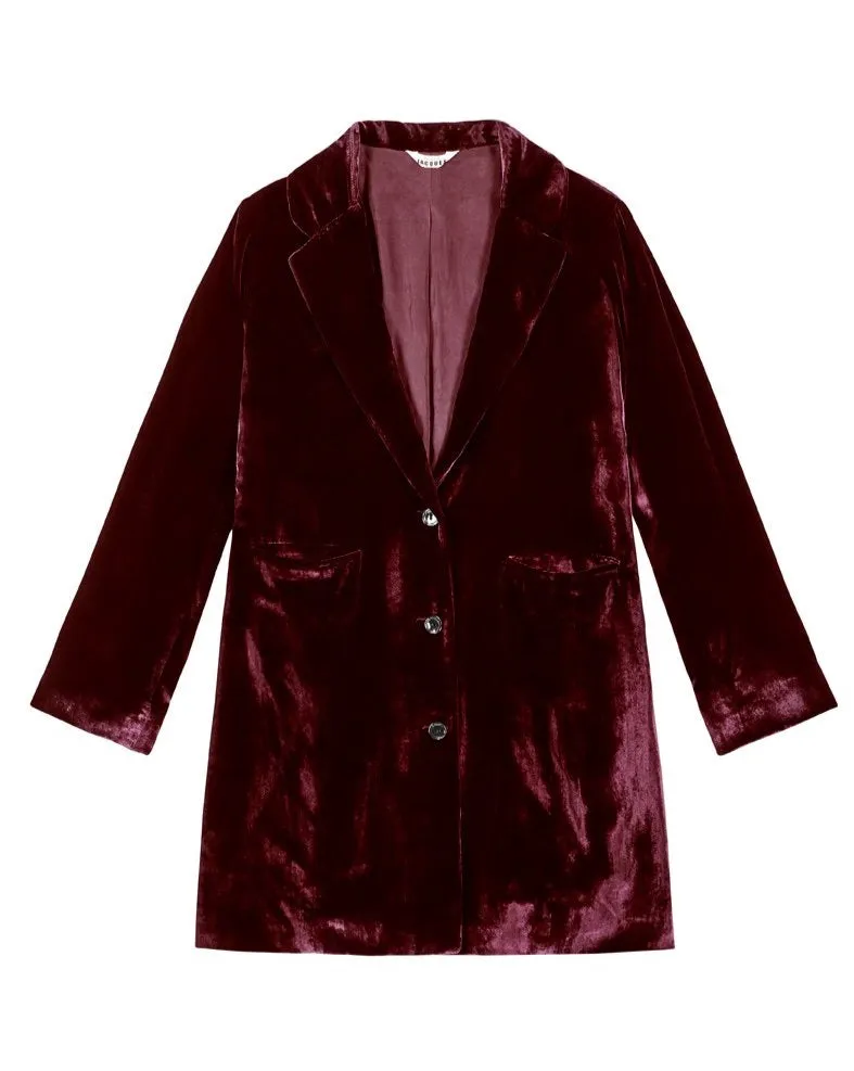 SHIRLEY COAT {WINE}
