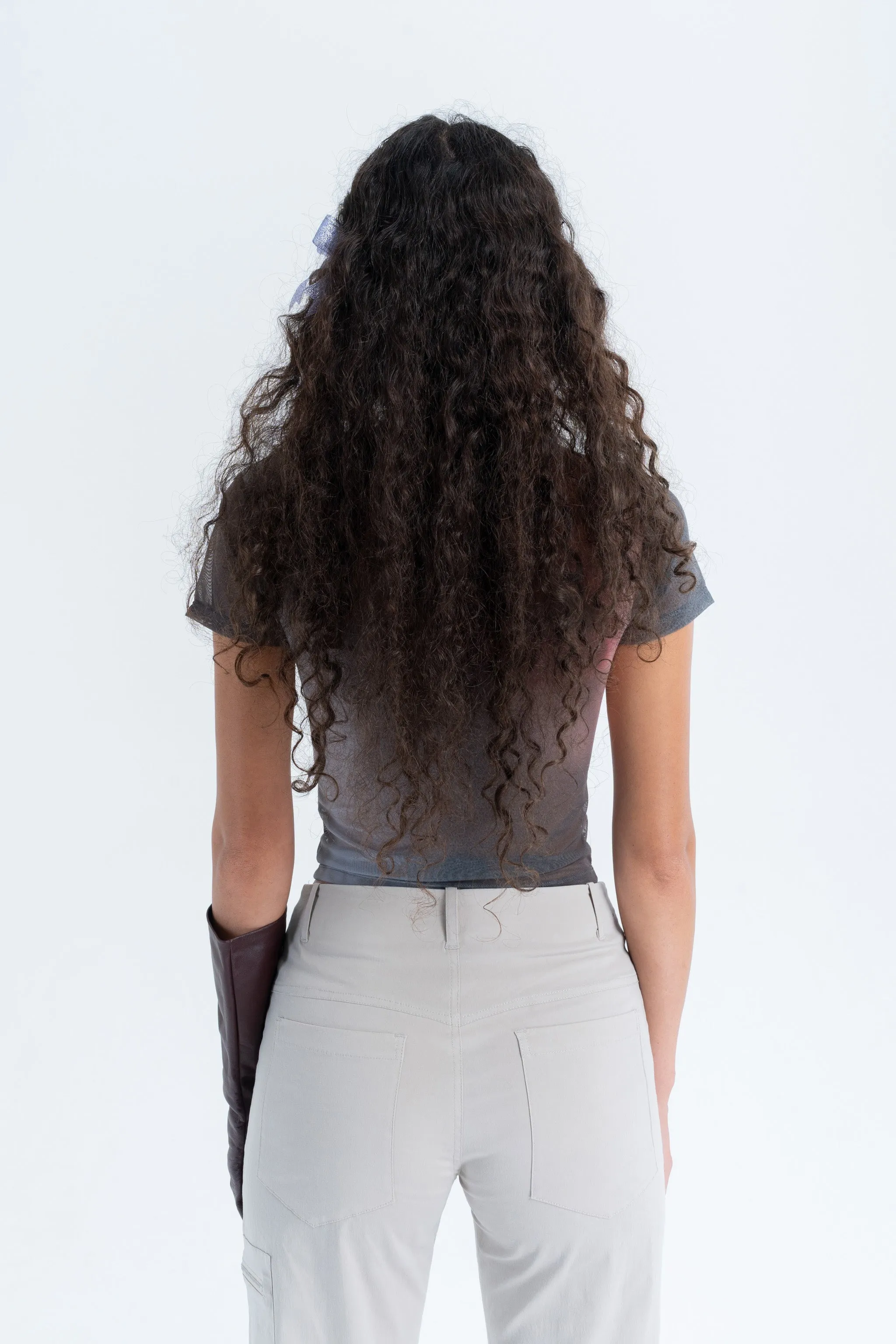 Short Sleeve Grip Top in Kissy