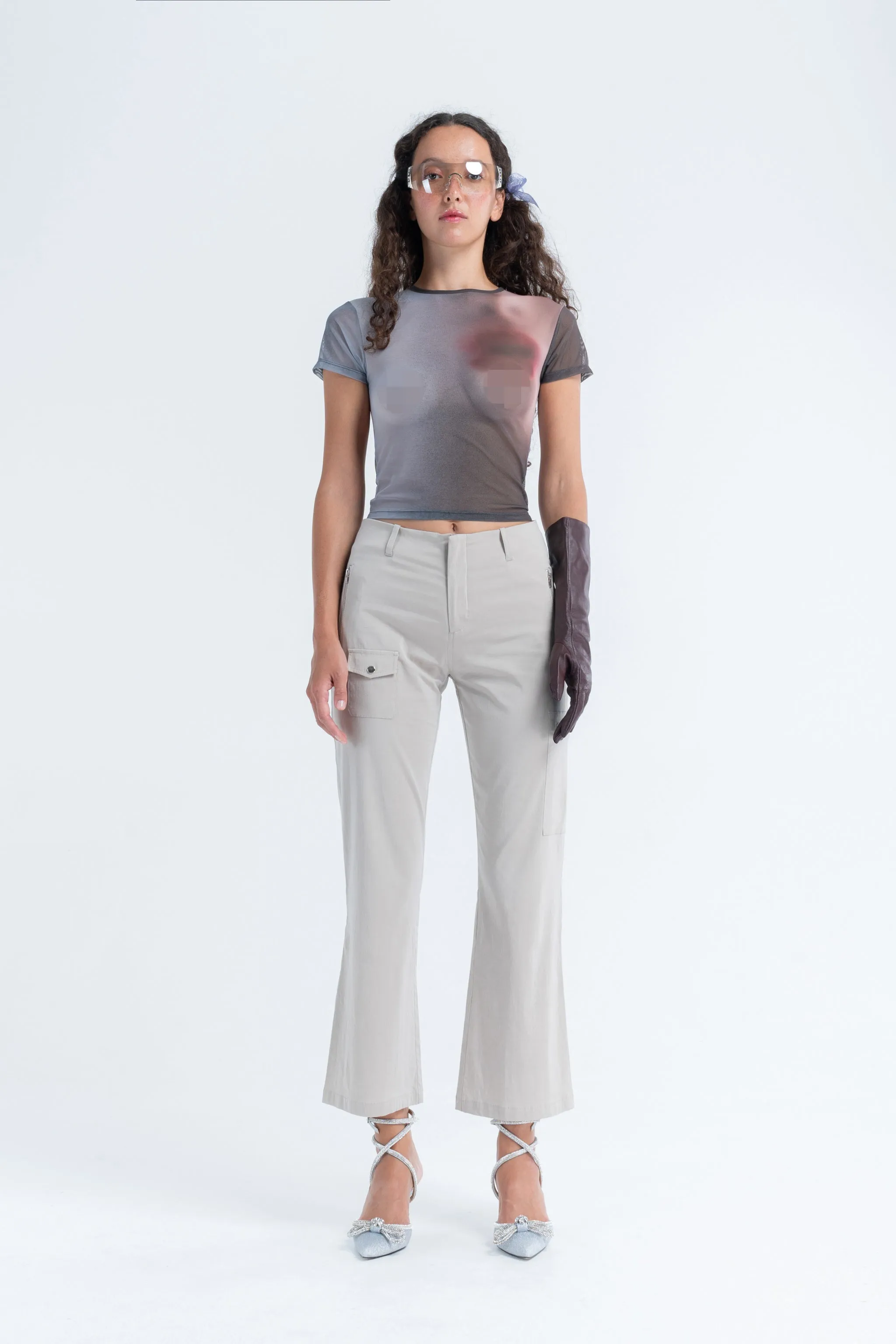 Short Sleeve Grip Top in Kissy