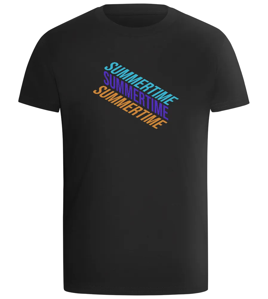 Summertime Design - Comfort boys fitted t-shirt