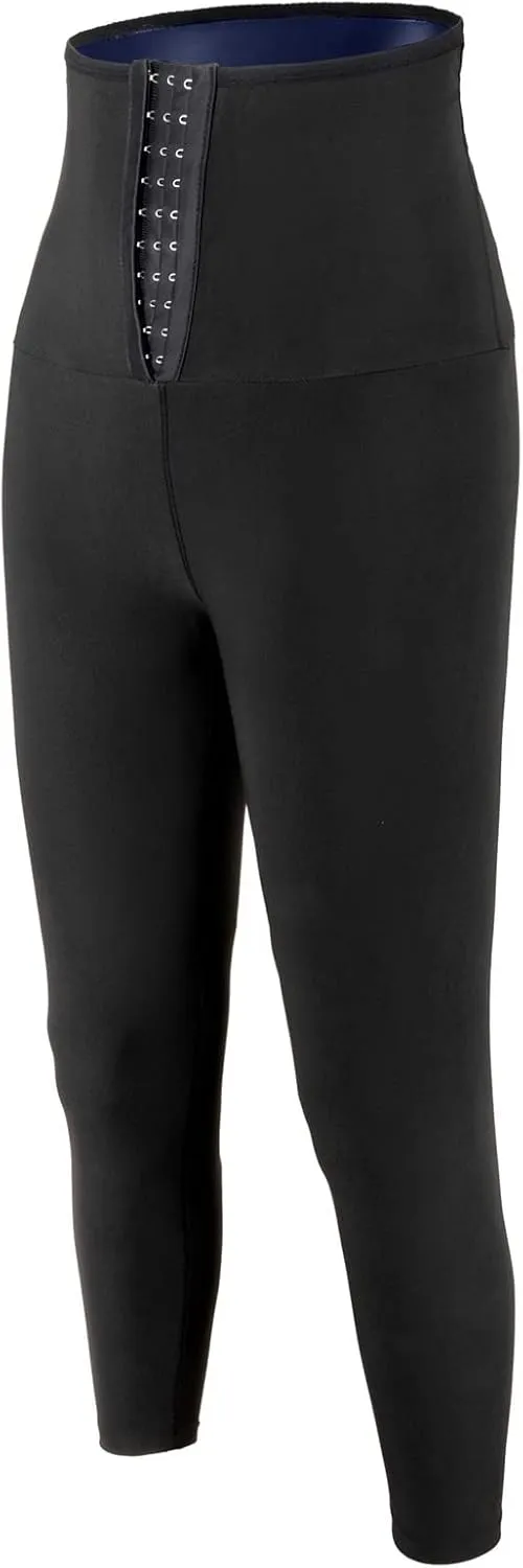 Sweat Sauna Pants for Women High Waist Trainer Slimming Leggings Compression Workout Body Shaper Thighs Yoga