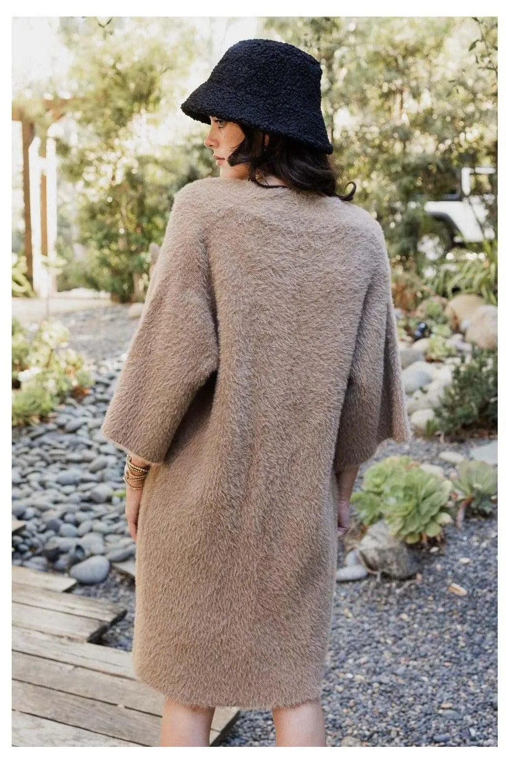 Ultra-Soft Luxe Mohair Knit Cardigan
