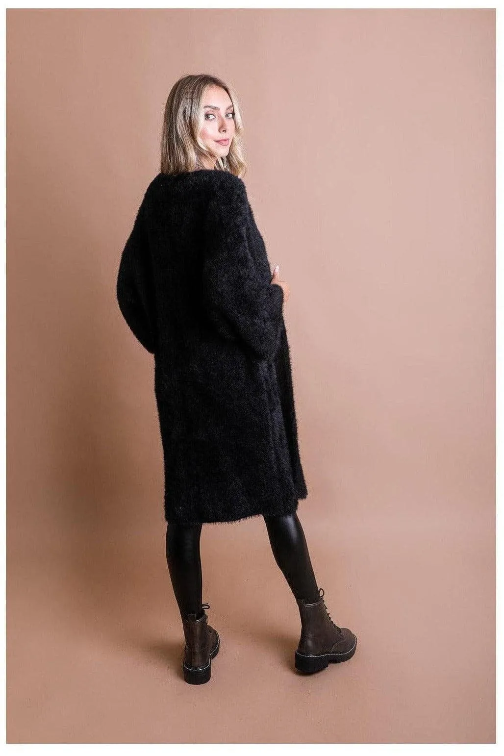 Ultra-Soft Luxe Mohair Knit Cardigan