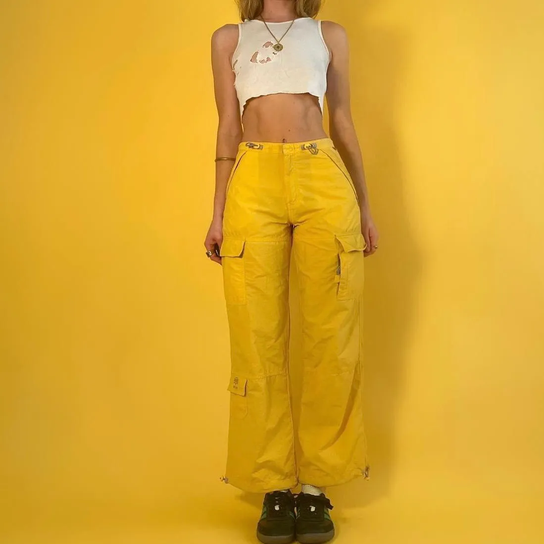 Vintage Toggle Cargo Pants