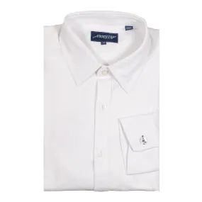 White 4-Way Stretch Shirt - Fitted Cut
